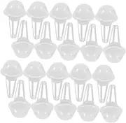 GANAZONO 30pcs Hydroponic Plant Germination Kit Domes for Herbs and Indoor Gardening Temperature Humidity Control