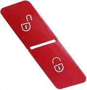Compatible with Left and Right Interior Door Lock Unlock Switch Buttons for C A B GLK E GLE C204 GLK204 W212 W207 W166 W176 W246(Red Left)