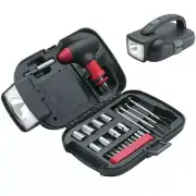New Maxam 25 Piece SAE Flashlight Sockets Screwdrivers T Handle Ratchet Tool Set