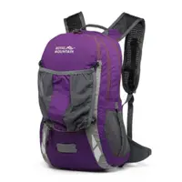 在飛比找PChome24h購物優惠-極輕網架透氣/登山背包紫色20L