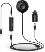Bluetooth 5.0 Car Kit, AUX Bluetooth Adapter for Car with Ground Loop Noise Isol
