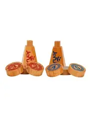 [Jenjo] Wooden Rollers Bowling Outdoor Lawn Game Set