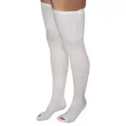 Anti-Embolism Stockings XL/Reg 15-20mmHg Thigh Hi Insp. Toe