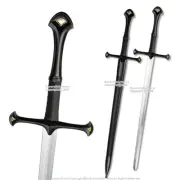 Medieval Crusader Chivalry Knight's Arming Sword with Scabbard Movie Replica