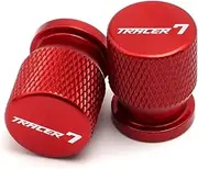jininghaibo Compatible with Tracer7 Tracer 700GT Tracer 7 GT 7GT 2020-2025 Motorcycle Accessories Parts Wheel Tire Valve Caps Stem Case Cover(Red)