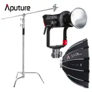 Aputure LS 600d 600W Daylight 5600K LED Video Light +Light Dome Mini III+C Stand