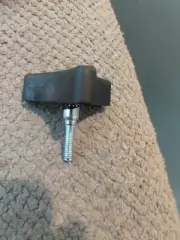 Replacement Triangle Leg Knob Part for Walgreens Rollator walker burgundy