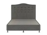 Slumberland Ornate Buttoned Headboard Standard Base - Queen / Charcoal