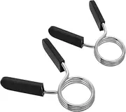 Generic 2Pcs Quick Release Barbell Spring Clips Secure Weightlifting Collars Portable Gym Accessories Easy to Use Dumbbell Bar Clamps Strong Grip Efficient Locking Mechanism