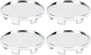 Generic 4 Pcs Wheel Center Caps, Universal Snap in Car Wheel Center Hub Covers with 2.32in Outer Diameter and 2in Inner Diameter, Automotive Exterior Accessories for Sedans, SUVs (Electroplated)