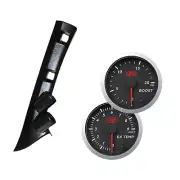 Mitsubishi Triton MQ 2015 Onward Pillar Pod w/ Black Streetline Series Gauges (for: Mitsubishi)