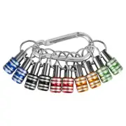 10PCS 1/4 Inch Hex Shank Screwdriver Bits Holder Extension Bar Keychain5765