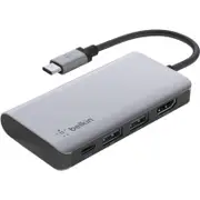 Belkin Connect USB Type C Docking Station - Charging Capability - 4K - 3840 x 2160 - 2 x USB Ports - 2.0 x USB 3.0 - 2 x USB