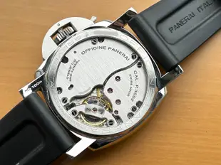 飛馬當舖 售 PANERAI 沛納海 2014保單 PAM423 菸草面 手上鍊 3日鍊 動能顯示 三明治面盤 47mm