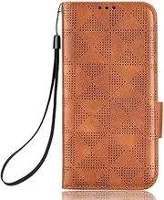 [YBROY] Case for Oppo A78 5G, Magnetic Flip Leather Premium Wallet Phone Case, with Card Slot and Folding Stand, Case Cover for Oppo A78 5G.(Brown)