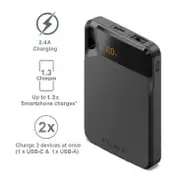 Cygnett ChargeUp Boost 5K mAh Power Bank - Black (CY4743PBCHE),2 Years Warranty
