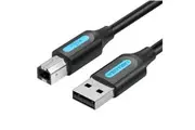 Vention COQBH USB-A to USB-B Cable - 2m - Black USB 2.0 - PVC Type