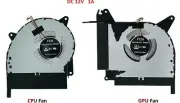 New CPU + GPU Cooling Fan For Asus ROG Strix RTX SCAR II GL704GW GL704GM GL704GV