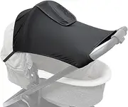 Universals Baby Stroller Sun Cover, Pram Sun Shade Cover Bassinet, Adjustable Breathable Baby Sunshade Pushchair Awning, Sun Protection Canopy, Anti-UV, Waterproof, Windproof, Easy to Install