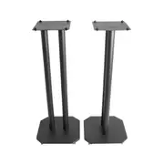 2pcs Speaker Stands Floor Stand Studio Monitors Mount Stage Home Theatre Bookshelf Surround 80cm