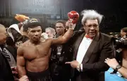 Mike Tyson Celebrates With Don King After Old Boxing Photo