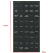 45pc Toggle Rocker Switch Panel Label Name Circuit Decal Sticker Car Boat ！ (for: Subaru)