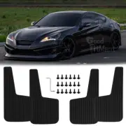 4PCS Front & Rear Rubber Mud Flaps Mud Guards Splash For Hyundai Genesis Coupe