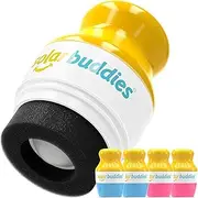 BBPP Quad Pack Solar Buddies Refillable Roll On Sponge Applicator For Kids, Adults, Families, Travel Size Holds 100ml Travel Friendly for Sunscreen, Suncream and Lotions (BBPP)