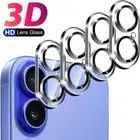 2PCS For Apple iPhone 16 Pro Max 15 14 Plus Camera Lens Tempered Glass Protector