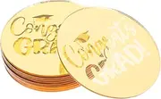 MOKKHNB 10pcs Graduation Acrylic Cupcake Toppers Elegant Cake Picks for Graduation Party Supplies Sturdy and Beautiful Decorations for Celebrating Your Achievement