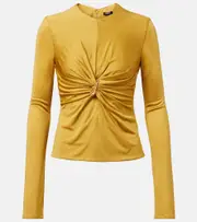 [Versace] Versace Safety Pin jersey top AU 4 gold