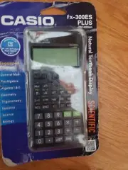 CASIO FX-300ES PLUS 2ND EDITION NATURAL TEXTBOOK DISPLAY SCIENTFIC