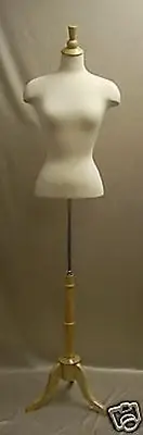Brand NEW Female Mannequin Dress Form,Hard Form, White,F22SDD01NR
