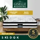Giselle Queen Mattress Double King Single Premium Bed Pocket Spring Medium Firm