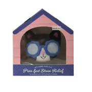 PURR-FECT STRESS Relief Ball To Avoid CAT-ASTROPHIC STRESS Cat Face with Glasses