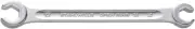 41080810 Double Ended Open Ring Spanner No. 24 with Hexagon, Size 8 x 10mm, M...