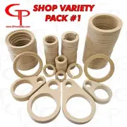 Shop Variety Pack: Speaker rings: 6.5", 5.25", 4", tweeter rings, Component set