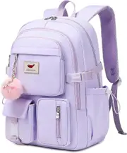 Morakot Laptop Backpack 15.6 Inch Kids Elementary Middle High School Bag College Backpacks Anti Theft Travel Back Pack Large Bookbags for Teens Gir...
