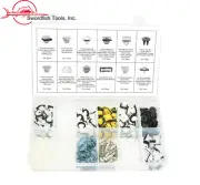 Swordfish 60320 - 245pc Auto Body Retainer Fastener Clip Assortment for KIA