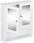Bathroom Storage Cabinet, 58Cm Height Adjustable Cupboard Side Table Corner Shel