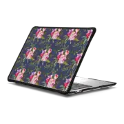 MacBook Pro 13-inch (M1 / M2 / Intel) Impact Case Watercolor botanic navy blue pink green peonies floral