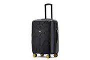 Batman 24" Trolley Checked Suitcase Luggage Travel Hard Case 65x42x28cm Black