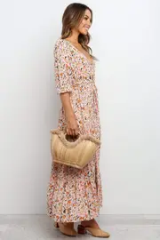[PUP49] Kelda Dress - Beige XL beige