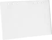 SEWACC Minimalist Frosted Acrylic Binder Cover for Planner Journal Notebook Reusable Stylish