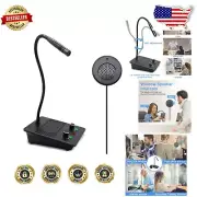 Compact Dual-Way Intercom System with Volume Control and Clear Audio Output