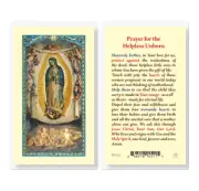 Prayer for The Helpless Unborn Laminated Holy Cards, 25-Count Value Pack