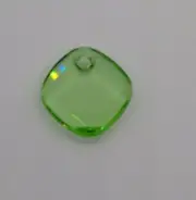 Swarovski Crystal Peridot 18mm Metro 6058 Pendant; Light Green; Diamond Shape