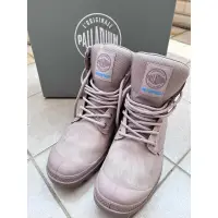 在飛比找蝦皮購物優惠-粉色防水藍標PALLADIUM BOOTS