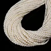White Fresh Water Pearl Baroque Shape Beads Size 4x4-5mm 4-5x5-6mm 15.5''Strand