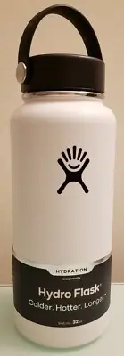 Hydro Flask Hydration Water Bottle Coffee Mug Flex Cap Stainless Steel 32oz New